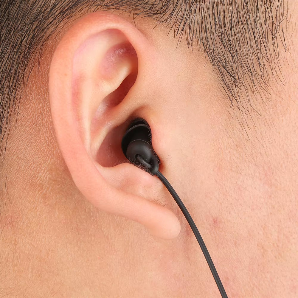 New 3.5Mm Wired Noise Reduction Earphones Stereo Silica Gel In-Ear Headset Sleep Headphones Suitable for Android Phone