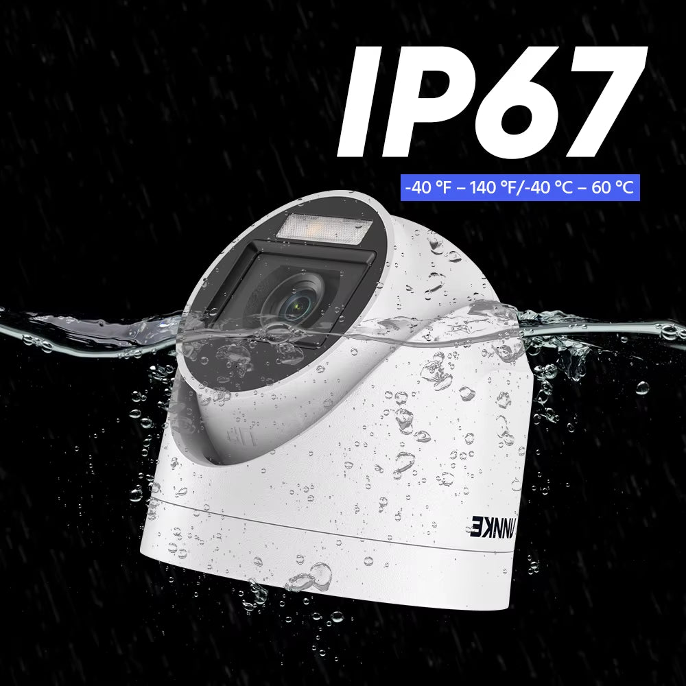 5MP Analog HD Camera Smart Light Video Surveillance Cameras 5MP Bullet 2.8 Mm Indoor Outdoor Weatherproof Security Cameras