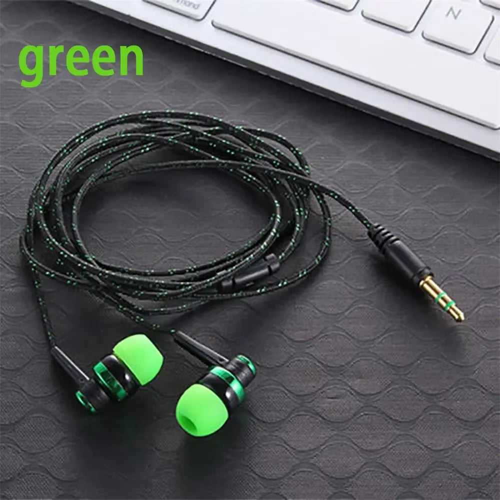 New 3.5Mm Wired Noise Reduction Earphones Stereo Silica Gel In-Ear Headset Sleep Headphones Suitable for Android Phone