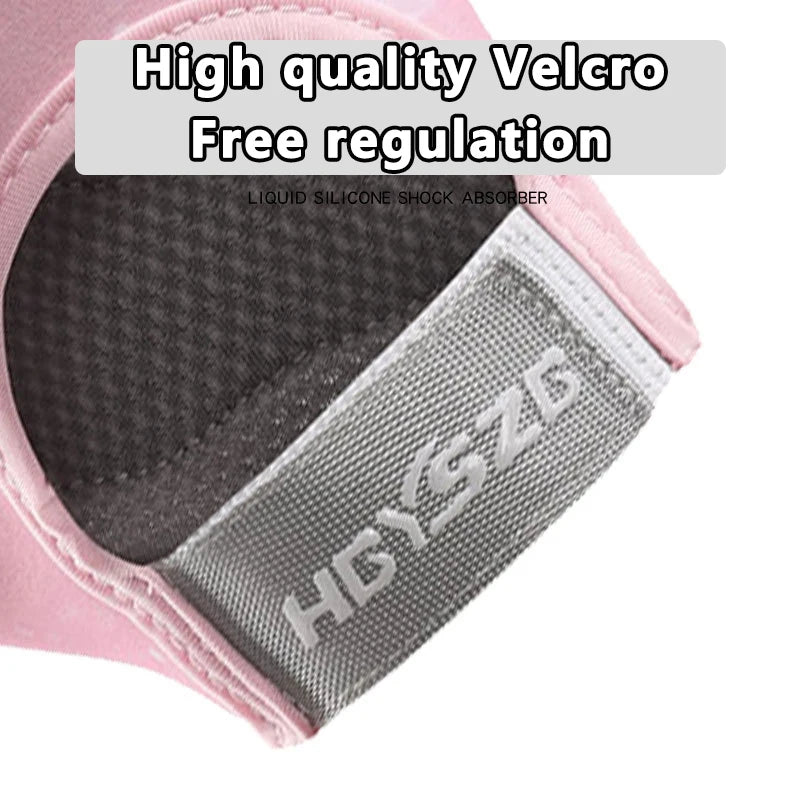 1Pair Workout Gloves Men Women Gym Lifting Fitness Climbing Exercises Work Out Wrist Belt Shock Absorb Foam Pad Palm Crossfit