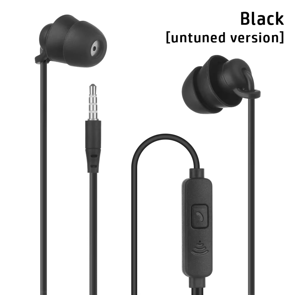 New 3.5Mm Wired Noise Reduction Earphones Stereo Silica Gel In-Ear Headset Sleep Headphones Suitable for Android Phone
