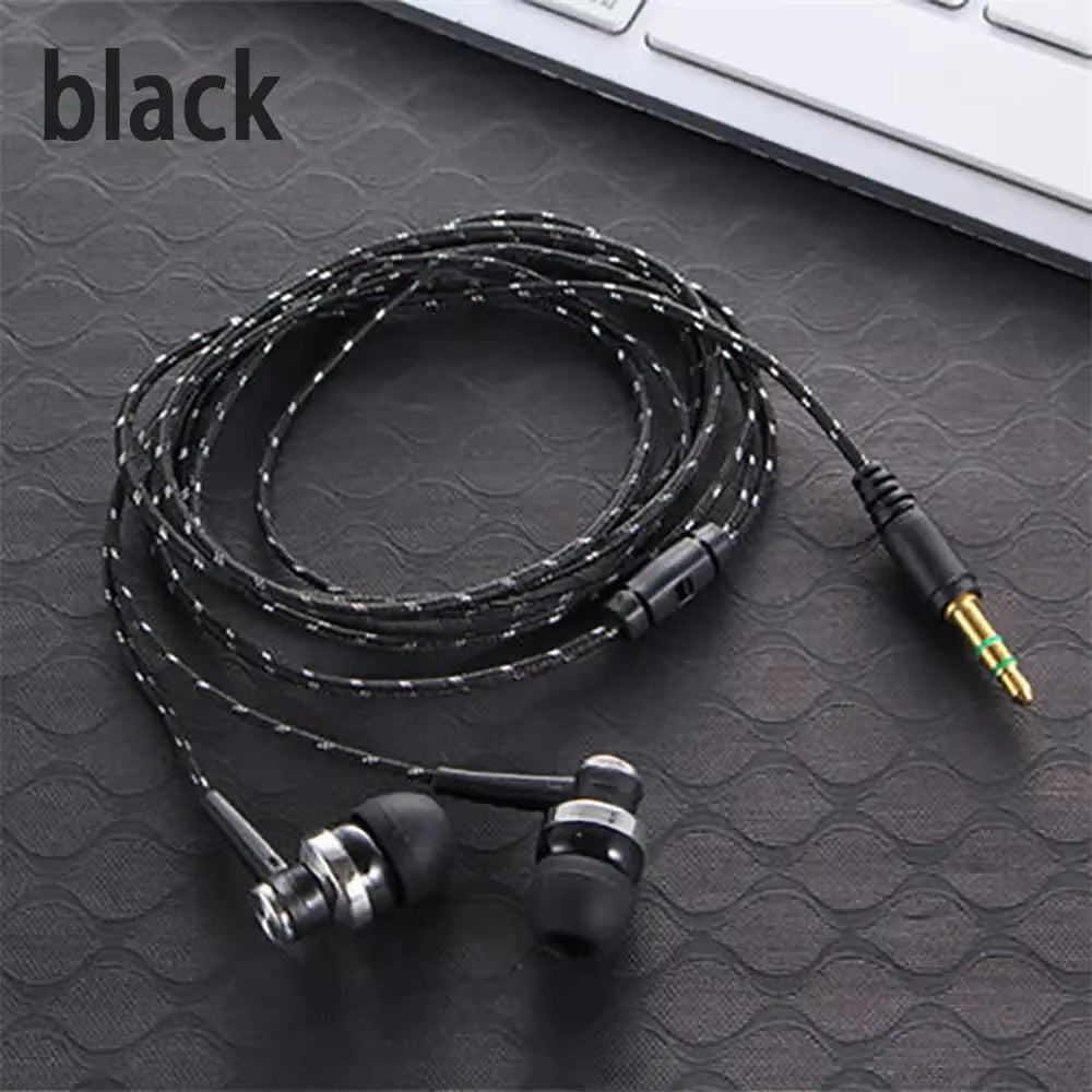 New 3.5Mm Wired Noise Reduction Earphones Stereo Silica Gel In-Ear Headset Sleep Headphones Suitable for Android Phone