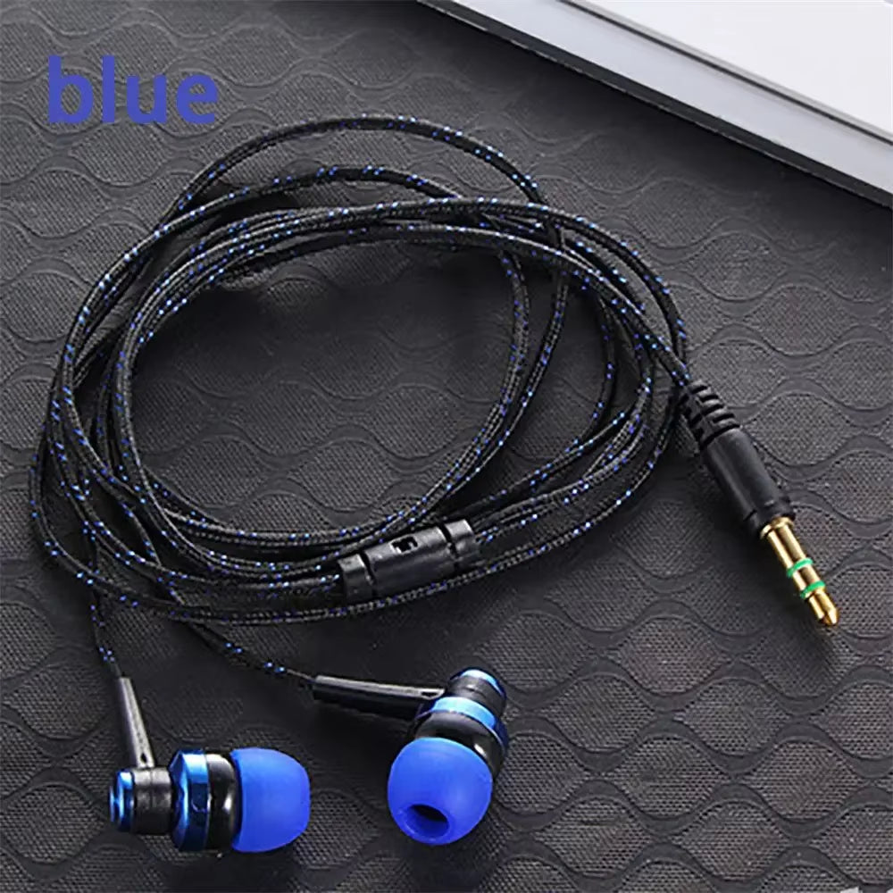 New 3.5Mm Wired Noise Reduction Earphones Stereo Silica Gel In-Ear Headset Sleep Headphones Suitable for Android Phone